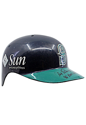 1996 Alex Rodriguez Seattle Mariners Game-Used & Autographed “All Japan MLB Series" Helmet 