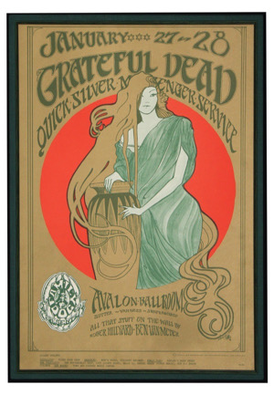 1967 Grateful Dead San Francisco Concert Poster