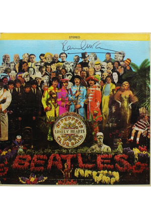 Paul McCartney Autographed Sgt. Peppers Lonely Hearts Club Band LP (Full JSA)