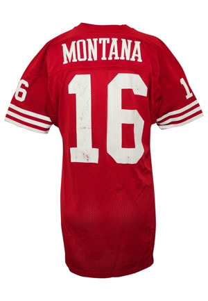 1989 Joe Montana San Francisco 49ers Game-Used & Autographed Home Jersey (Matched To 11/27 3 TD Performance • Shipping Slip From Equipment Manager • MEARS A10 • Full JSA)