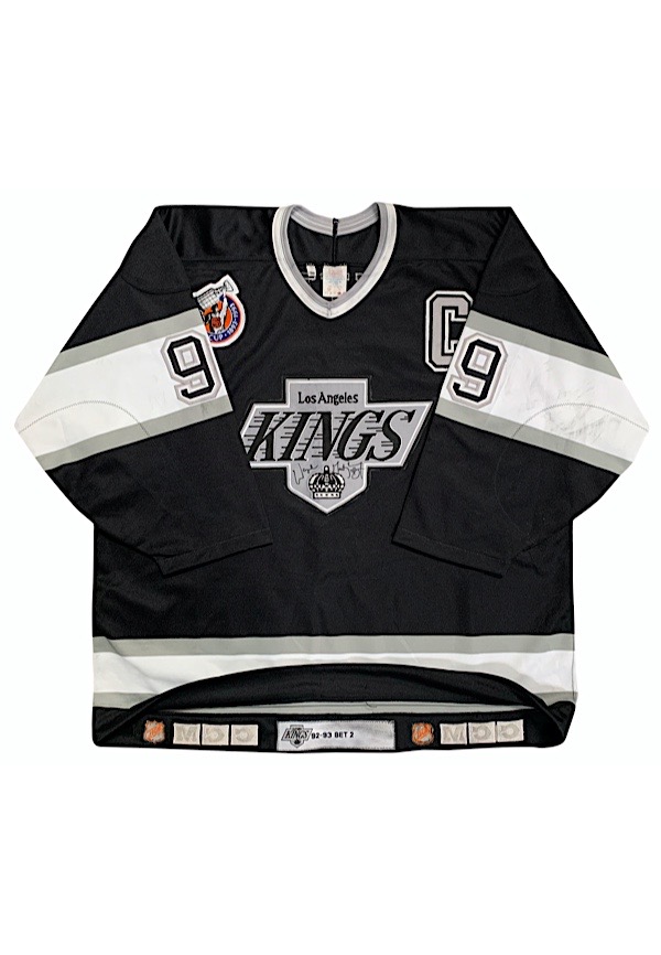 Lot Detail - 1990-91 Wayne Gretzky Game Used & Signed Los Angeles Kings  Home Jersey (Gretzky LOA, Team LOA, MeiGray)