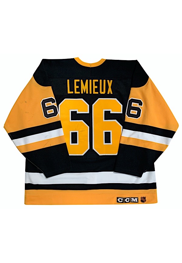 Mario Lemieux Signed Adidas Pittsburgh Penguins 1991 Stanley Cup Jersey Psa  Coa