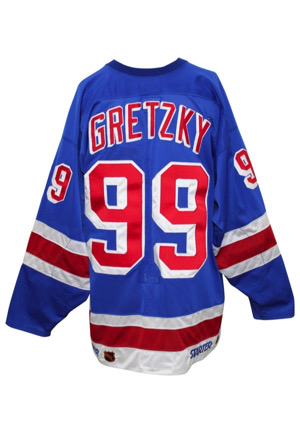 1997-98 Wayne Gretzky New York Rangers Game-Used Jersey (MeiGray Group Team Tag & LOA)
