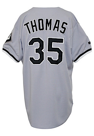 1999 Frank Thomas Chicago White Sox Game-Used Road Jersey (White Sox LOA)