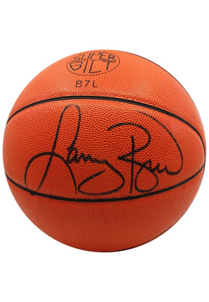 1992 Larry Bird Single-Signed Barcelona Olympics Molten Official Basketball