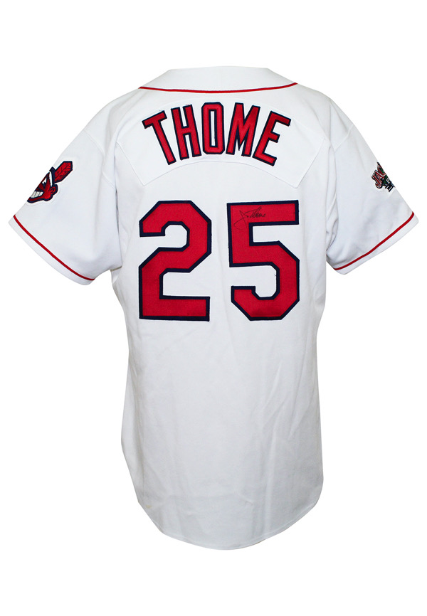 Lot Detail - 1995 Jim Thome Cleveland Indians Game-Used