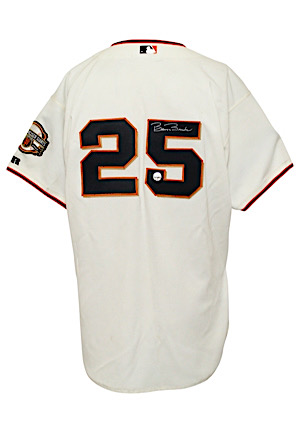 2000 Barry Bonds San Francisco Giants Game-Used & Autographed Home Jersey (Bonds COA)