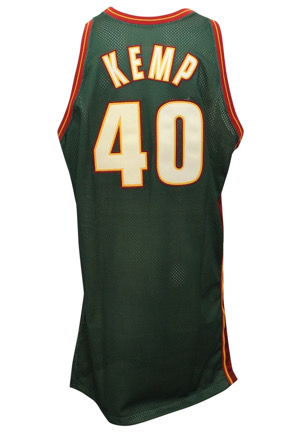 1996-97 Shawn Kemp Seattle SuperSonics Game-Used Jersey