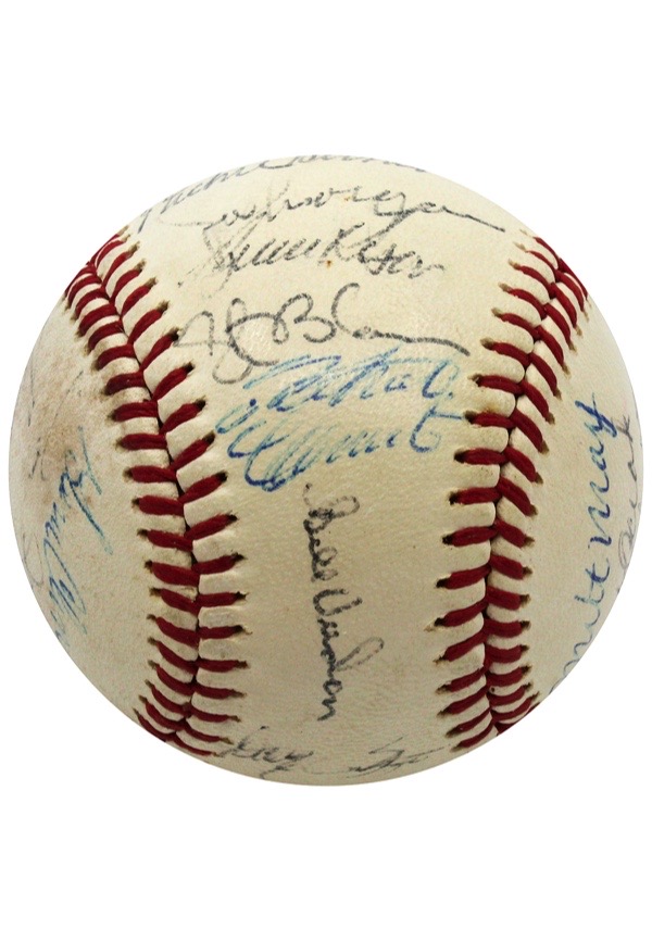 Lot Detail - 1972 Pittsburgh Pirates Team-Signed ONL Baseball With Clemente  (Clemente's Final Season • Full JSA)