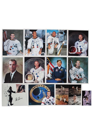 Astronaut "Moon Walkers" Single-Signed & Inscribed Photos Including Armstrong (11)