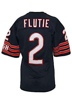 Circa 1986 Doug Flutie Chicago Bears Rookie Era Game-Used Home Jersey