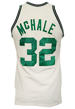 Circa 1983 Kevin McHale Boston Celtics Game-Used Home Jersey (MEARS A10)