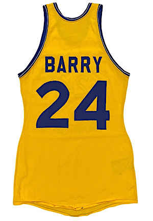 1974-75 Rick Barry Golden State Warriors Game-Used Home Durene Jersey (Championship & Finals MVP Season)