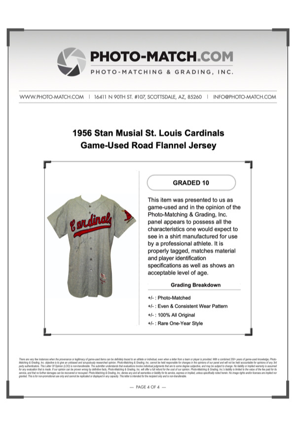 Lot Detail - Stan Musial Signed and Heavily Inscribed 1944 Cardinals  Flannel Replica Jersey Display