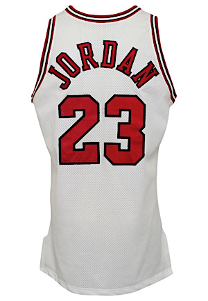 1992-93 Michael Jordan Chicago Bulls Pro-Cut Home Jersey (Championship & Finals MVP Season)