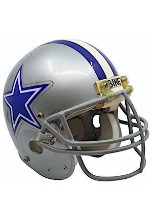 Circa 1985 Bill Bates Dallas Cowboys Game-Used Helmet