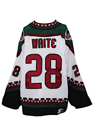 1998-99 Jimmy Waite Phoenix Coyotes Game-Used Home Jersey (Specialty Team Tagging)
