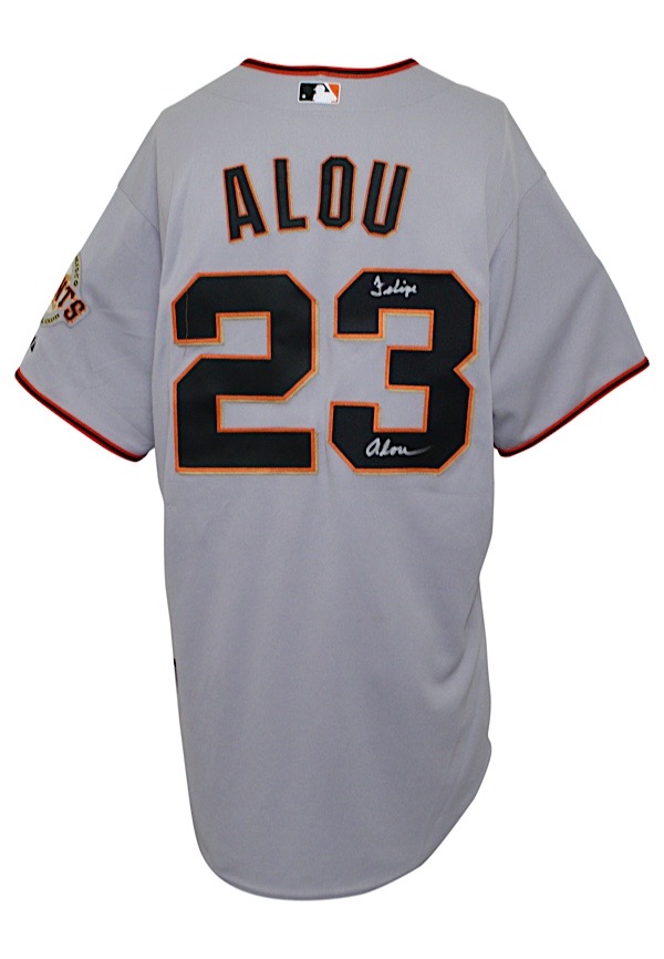 Lot Detail - Mid 2000s Felipe Alou San Francisco Giants Manager-Worn &  Autographed Road Jersey