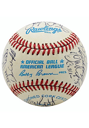 1988 American League All-Stars Team-Signed OAL Baseball