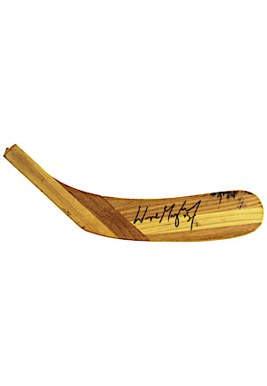 1990-91 Wayne Gretzky LA Kings Autographed Stick Blade (First Year Using Aluminum • Ross Trophy Season)