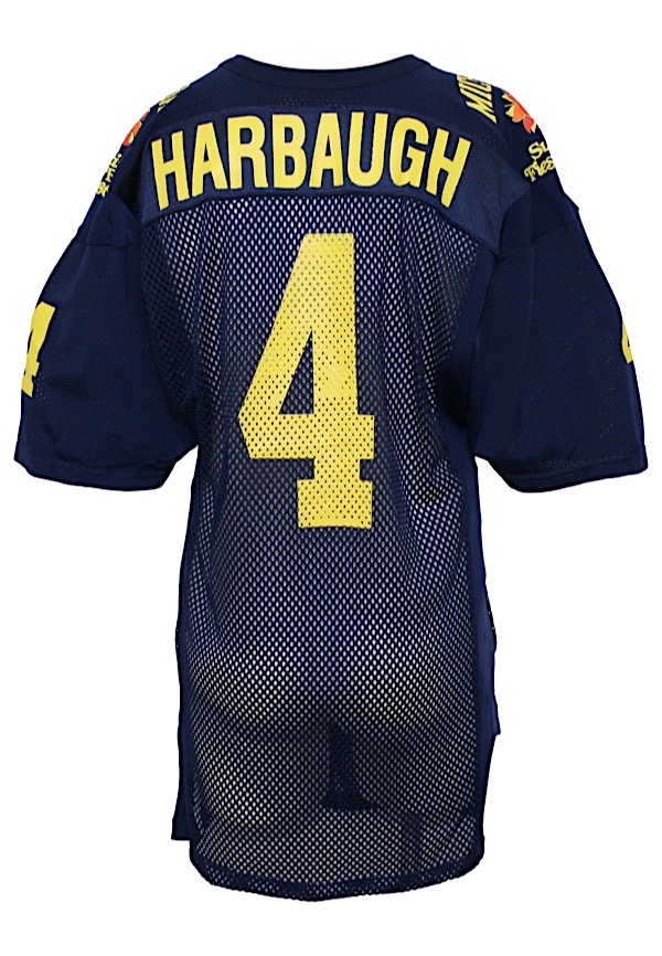 Jim Harbaugh Michigan Wolverines Jersey – Classic Authentics