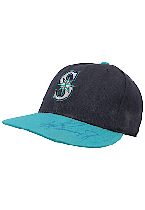 Ken Griffey Jr. Seattle Mariners Game-Used & Autographed Cap