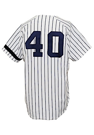 1980 Charley Lau New York Yankees Coaches-Worn Home Jersey (Thurman Munson Armband)