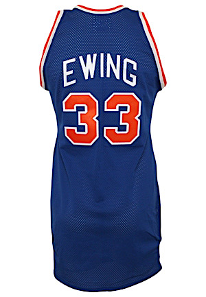 Late 1980s Patrick Ewing New York Knicks Game-Issued Jersey