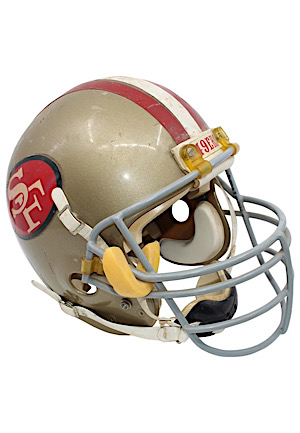 1987 Pete Kugler/ Limbo Parks San Francisco 49ers Game-Used Helmet