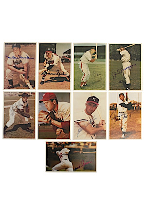 1982 Hall Of Famers TCMA Autographed Cards (9)