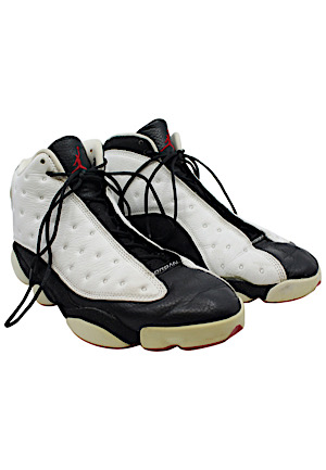 1998 Michael Jordan Chicago Bulls Game-Used Air Jordan XIII Shoes (Championship Season)