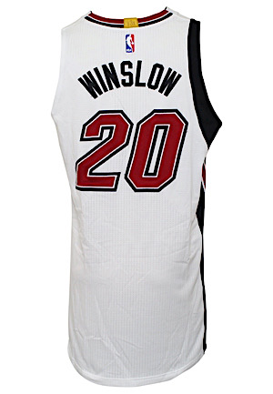 4/17/2016 Justise Winslow Miami Heat Rookie Game-Used Jersey (Photo-Matched • NBA LOA)