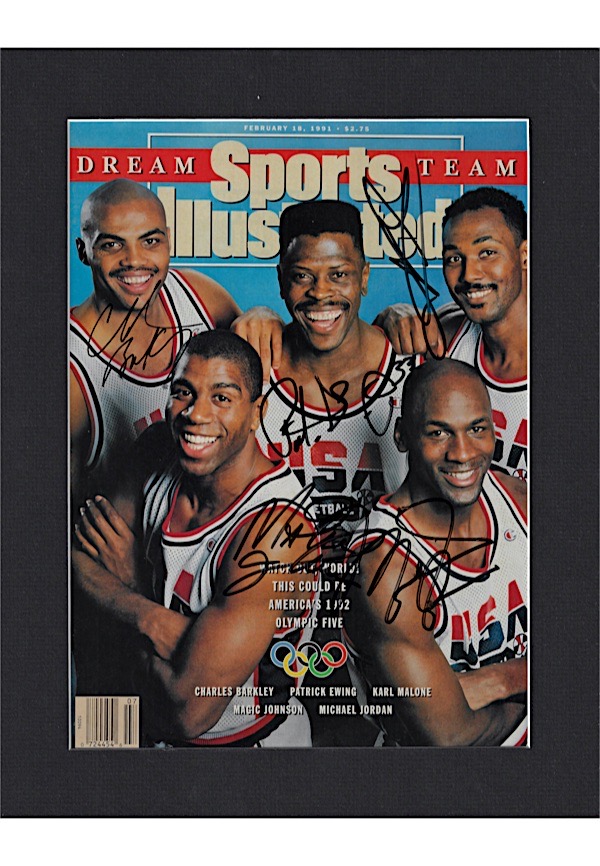 Michael Jordan Autographed 1992 USA Olympic Dream Team