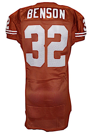 2000s Cedric Benson Texas Longhorns Game-Used Jersey With Holiday Bowl Patch