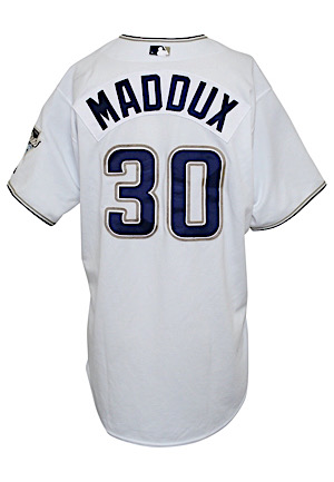 2007-08 Greg Maddux San Diego Padres Game-Used Home Jersey