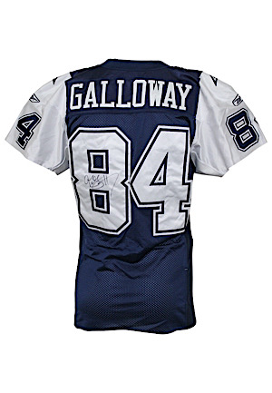 2001 Joey Galloway Dallas Cowboys Game-Used & Autographed Jersey