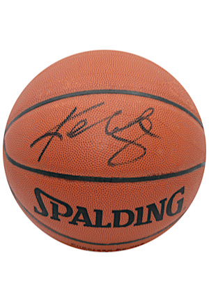 Kobe Bryant Autographed Spalding Basketball (Lakers LOA)