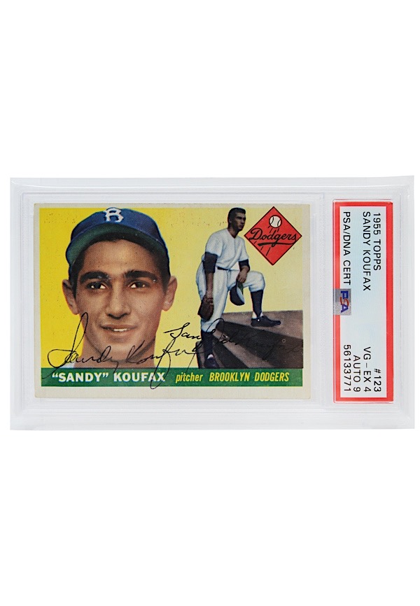 Auction Prices Realized Baseball Cards 1955 Topps Sandy Koufax