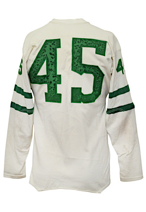 1953 Tom Brookshier Philadelphia Eagles Game-Used Rookie Durene Jersey (Repair)