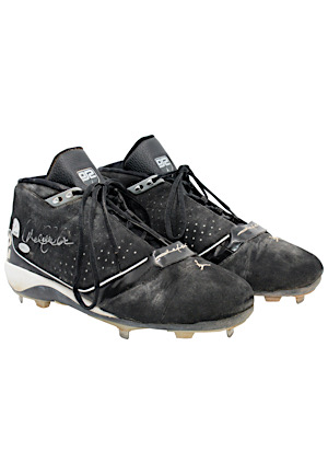 2004 Derek Jeter New York Yankees Game-Used & Dual-Autographed Cleats (MLB Authenticated • Full JSA • Steiner Holograms)