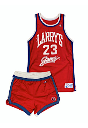 1988 Michael Jordan "Larrys Game" All-Star Charity Game-Used Uniform (2)(Photo-Matched)