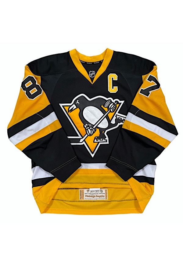 Sidney Crosby Pittsburgh Penguins NHL Reebok Yellow Alternate