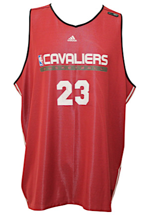2007 LeBron James Cleveland Cavaliers NBA Finals Player-Worn Reversible Practice Jersey (Photo-Matched)