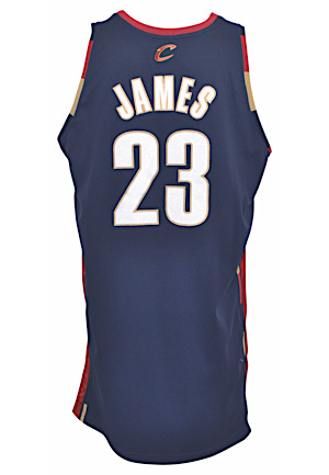 2008-09 LeBron James Cleveland Cavaliers Game-Used Road Jersey (MVP Season)