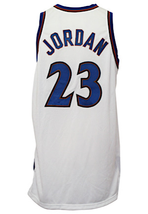 2002-03 Michael Jordan Washington Wizards Game-Used Home Jersey (Jeff Hamilton LOA)