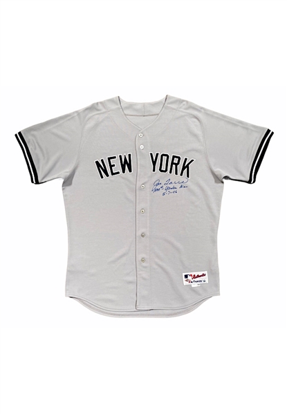 5/7/2006 Joe Torre New York Yankees "1,000th Win" Manager-Worn & Autographed Road Jersey (Photo-Matched & Graded 10 • MLB Authenticated • Steiner • Full PSA/DNA)
