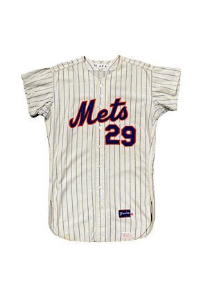 1968 Al Weis New York Mets Game-Used Home Flannel Jersey