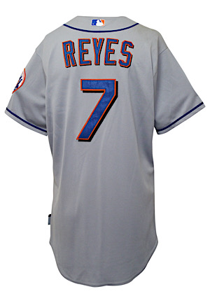2010 Jose Reyes New York Mets Game-Used Road Jersey (Photo-Matched • MLB Authenticated • Mets Amazin LOA)