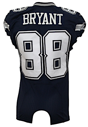 2016 Dez Bryant Dallas Cowboys Game-Issued Road Jersey (MEARS)