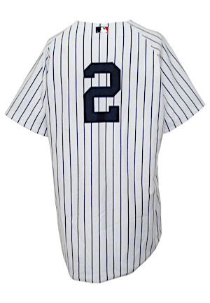 2003 Derek Jeter New York Yankees Game-Issued Home Jersey